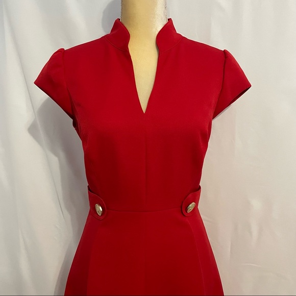 Alex Marie red power dress.  Size 8 - Picture 3 of 16